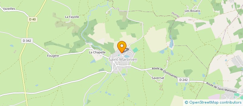 localisation de l'entreprise MADAME SEVERINE VIGNERESSE  SAINT-MARTINIEN