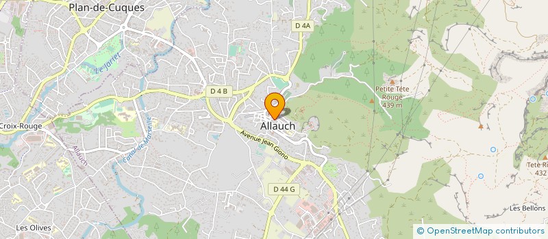 localisation de l'entreprise MADAME SEVERINE VINCENT  ALLAUCH