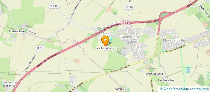 localisation de l'entreprise MADAME SEVERINE VIRMONTOIS  GRAINVILLE-SUR-ODON