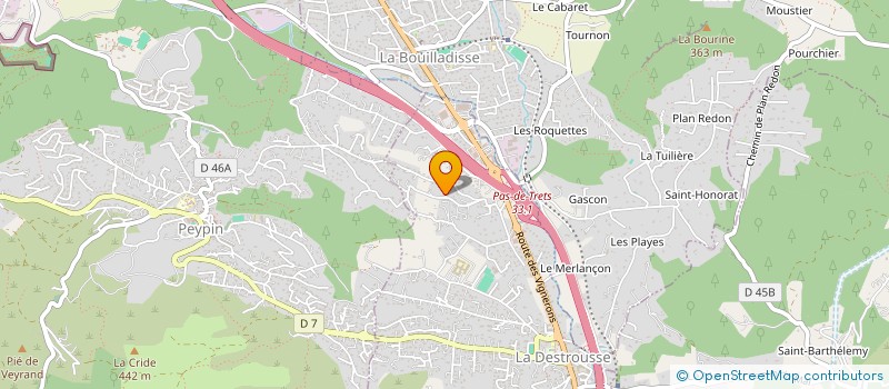 localisation de l'entreprise MADAME SEVERINE VISCONTI  LA DESTROUSSE