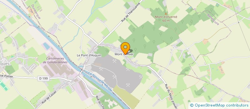 localisation de l'entreprise MADAME SEVERINE VYNCKE  RENESCURE