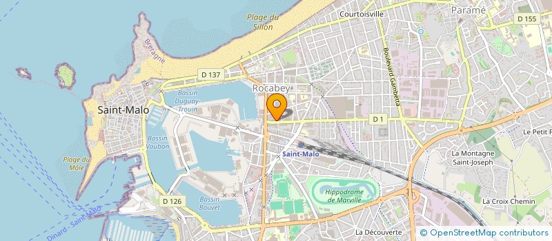 localisation de l'entreprise MADAME SEVERINE WALTER  SAINT-MALO