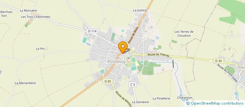 localisation de l'entreprise MADAME SEVERINE WATTELLE  PONTLEVOY