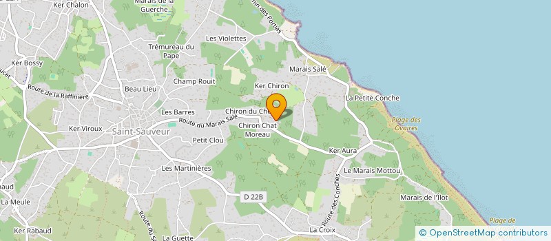 localisation de l'entreprise MADAME SEVERINE WEMAERE  L'ILE-D'YEU