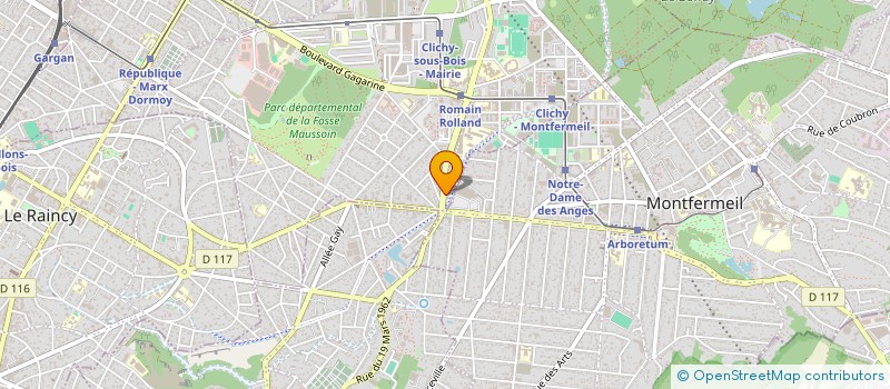 localisation de l'entreprise MADAME SEVERINE YACHIR à CLICHY-SOUS-BOIS