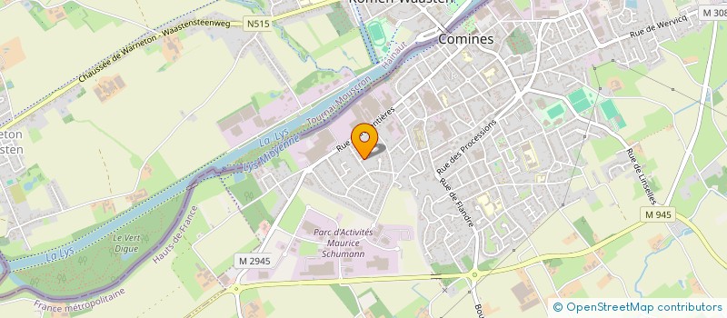 localisation de l'entreprise MADAME SEVERINE ZULIANI  COMINES