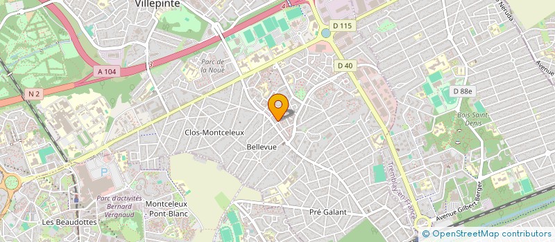 localisation de l'entreprise MADAME SEVERYNE LOUIS à VILLEPINTE