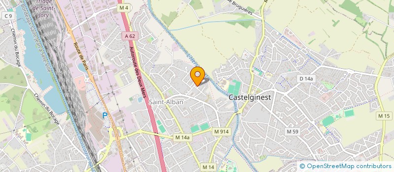 localisation de l'entreprise MADAME SEVERYNE MARRIGUES  ST ALBAN