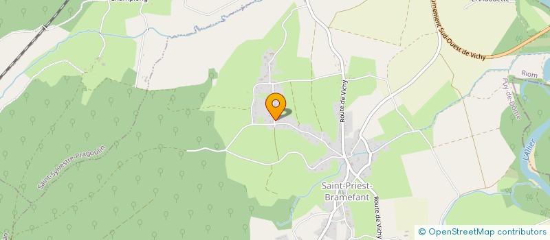 localisation de l'entreprise MADAME SEVGI OZKAN  SAINT-PRIEST-BRAMEFANT