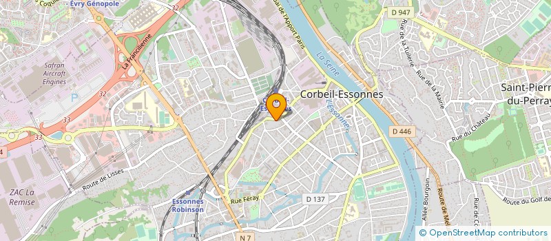 localisation de l'entreprise MADAME SEVGYUL AHMED à CORBEIL-ESSONNES