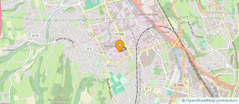 localisation de l'entreprise MADAME SEVIL TAYAR à CHAMBERY
