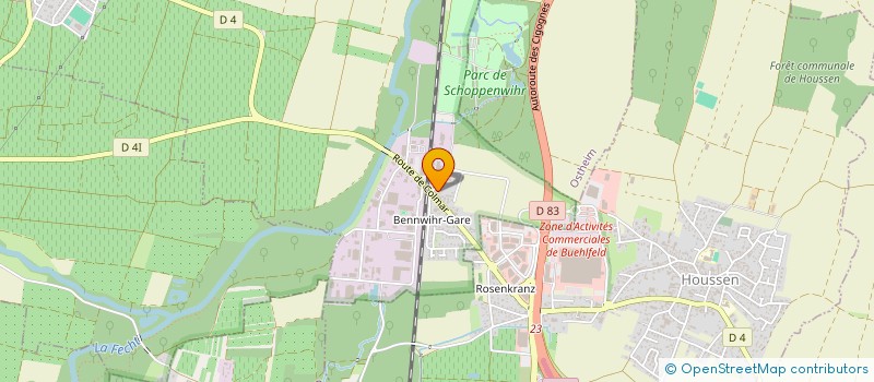 localisation de l'entreprise MADAME SEVILAY AYRANCI  BENNWIHR