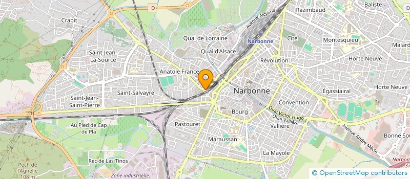 localisation de l'entreprise MADAME SEVIM DONDAR  NARBONNE