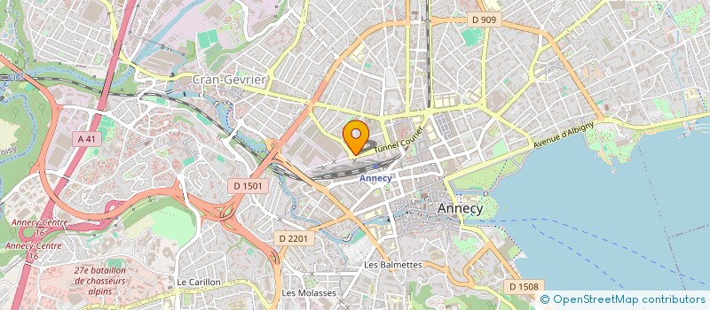 localisation de l'entreprise MADAME SEVIM OZKAN à ANNECY