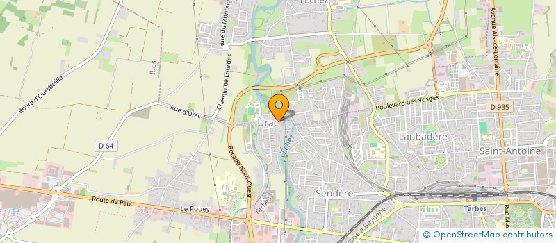 localisation de l'entreprise MADAME SEVINGE GOULIEVA  BORDERES-SUR-L'ECHEZ