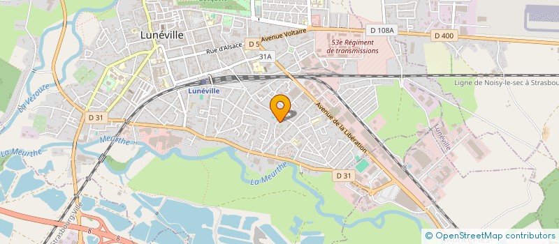 localisation de l'entreprise MADAME SEYDA BOSTANCI  LUNEVILLE