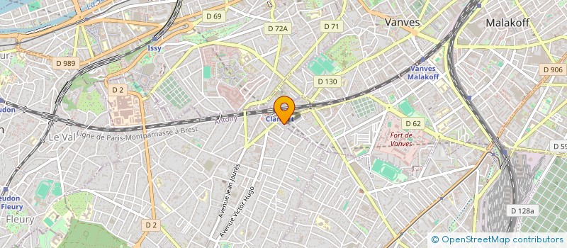 localisation de l'entreprise MADAME SEYEDEH SEYED MEDGHALCHI à CLAMART