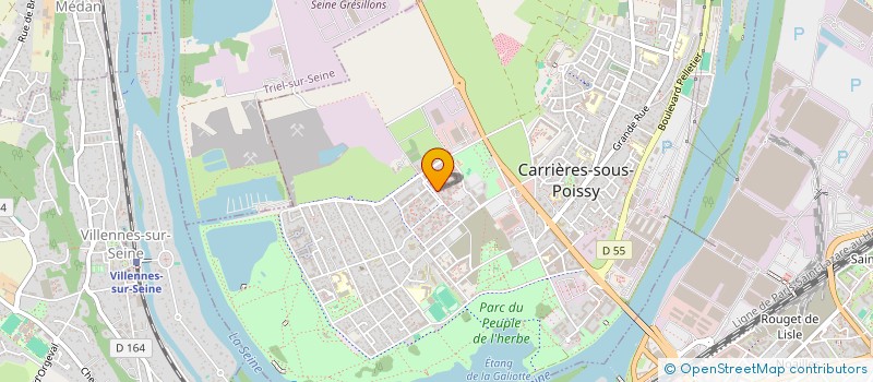 localisation de l'entreprise MADAME SEYMA TURKAN  CARRIERES-SOUS-POISSY