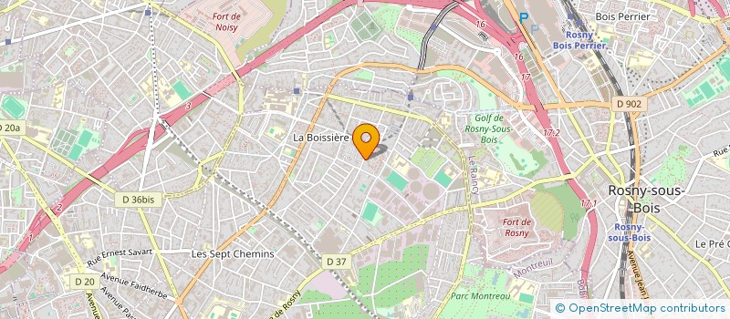localisation de l'entreprise MADAME SEYNABOU DIOP à MONTREUIL