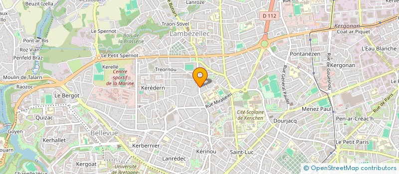 localisation de l'entreprise MADAME SEYNABOU PILOR à BREST