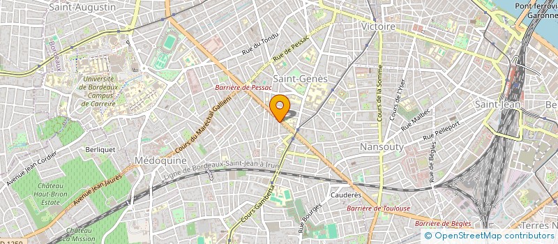 localisation de l'entreprise MADAME SEYNABOU SAMB  TALENCE