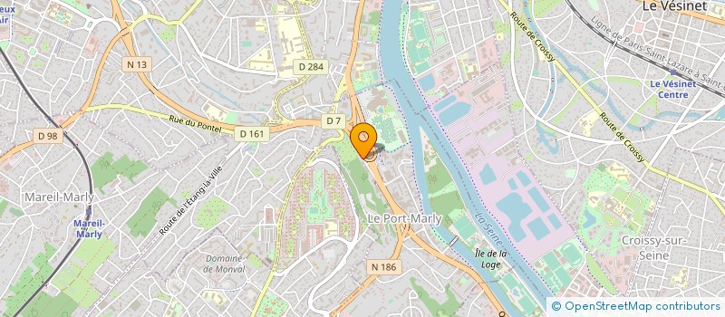 localisation de l'entreprise MADAME SEYNABOU SYLLA  LE PORT-MARLY