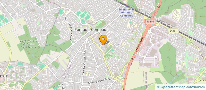 localisation de l'entreprise MADAME SEYNYE SOW à PONTAULT-COMBAULT