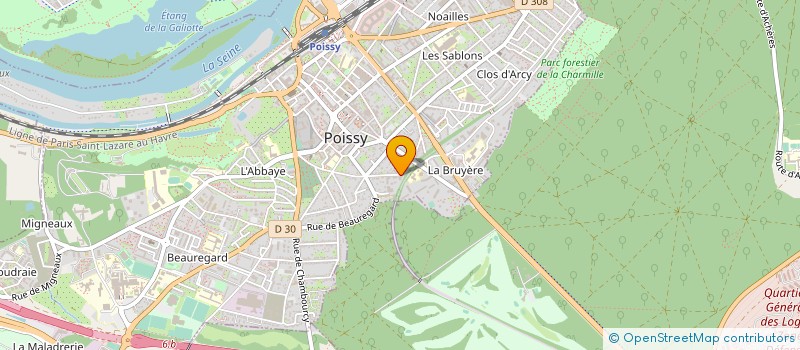 localisation de l'entreprise MADAME SHABANA HAKEEM  POISSY