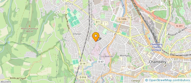 localisation de l'entreprise MADAME SHABNAM ANVAR  CHAMBERY