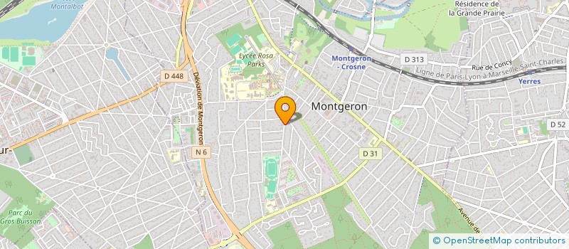 localisation de l'entreprise MADAME SHABNAM KHAN à MONTGERON