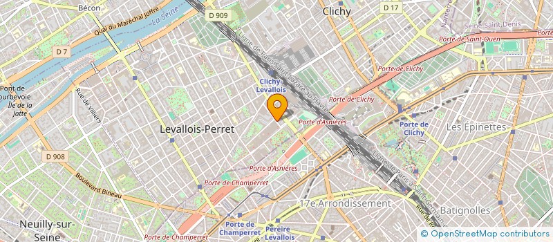 localisation de l'entreprise MADAME SHADE AZINHEIRA VIEGAS à LEVALLOIS-PERRET