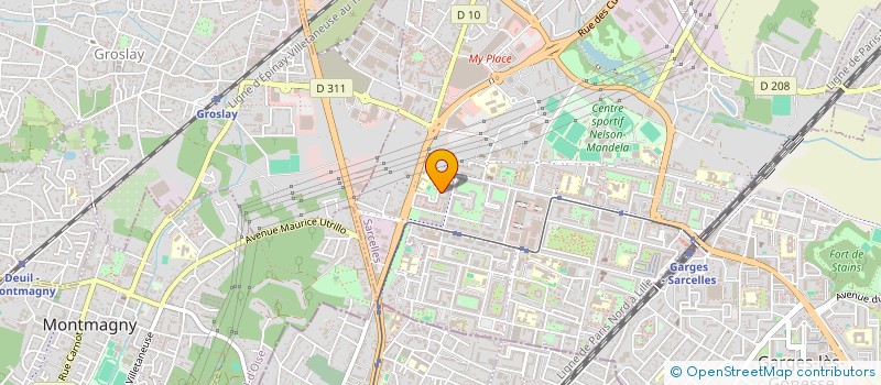 localisation de l'entreprise MADAME SHADEY DE PAZ à SARCELLES