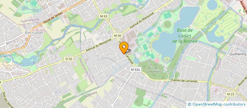 localisation de l'entreprise MADAME SHADI KIAEE  TOURNEFEUILLE