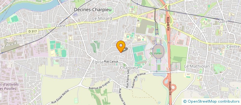 localisation de l'entreprise MADAME SHAELY HENG-COLLARD  DECINES-CHARPIEU