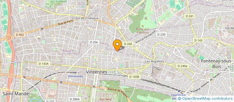 localisation de l'entreprise MADAME SHAFIKA HOUCINE à VINCENNES