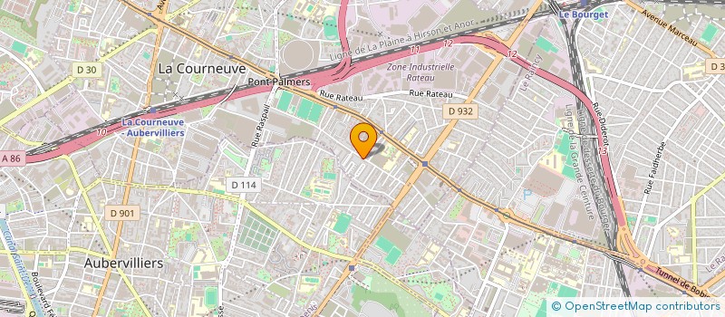 localisation de l'entreprise MADAME SHAHIDA BEGUM  LA COURNEUVE