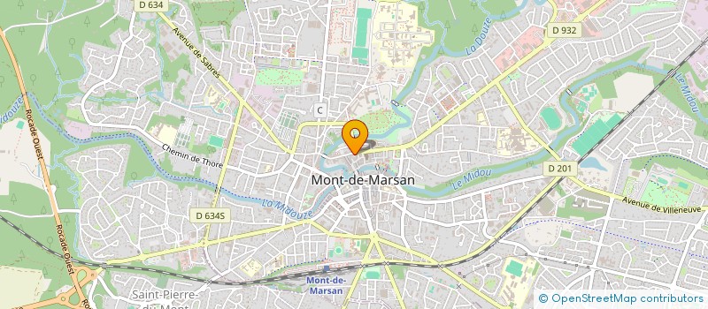 localisation de l'entreprise MADAME SHAHINA BEGUM  MONT-DE-MARSAN