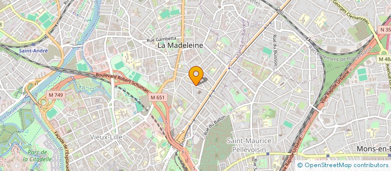 localisation de l'entreprise MADAME SHAHNAZE GORAYEB à LA MADELEINE