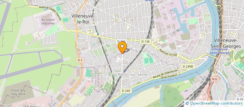 localisation de l'entreprise MADAME SHAHRAZEDE BOUCHETOB  VILLENEUVE-LE-ROI