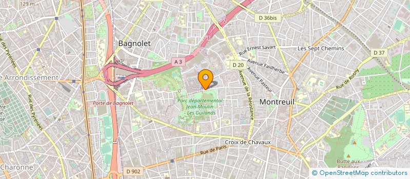 localisation de l'entreprise MADAME SHAHZAD KHAN à MONTREUIL