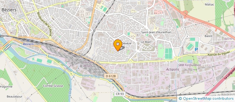localisation de l'entreprise MADAME SHAIDA TRABOULSI  BEZIERS