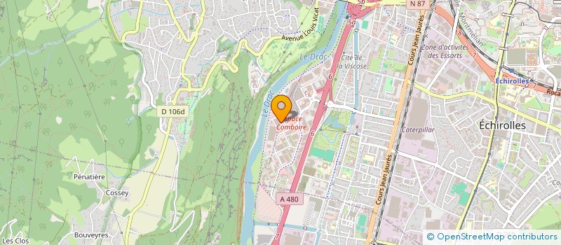 localisation de l'entreprise MADAME SHAILINA RAMYA  ECHIROLLES