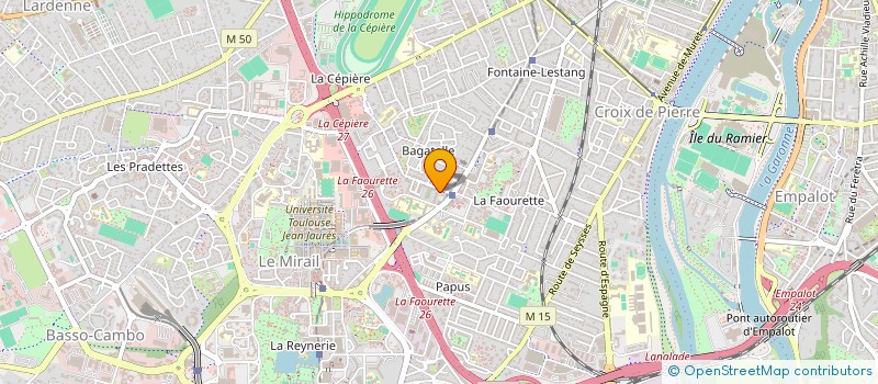 localisation de l'entreprise MADAME SHAIMA AJJOUR  TOULOUSE