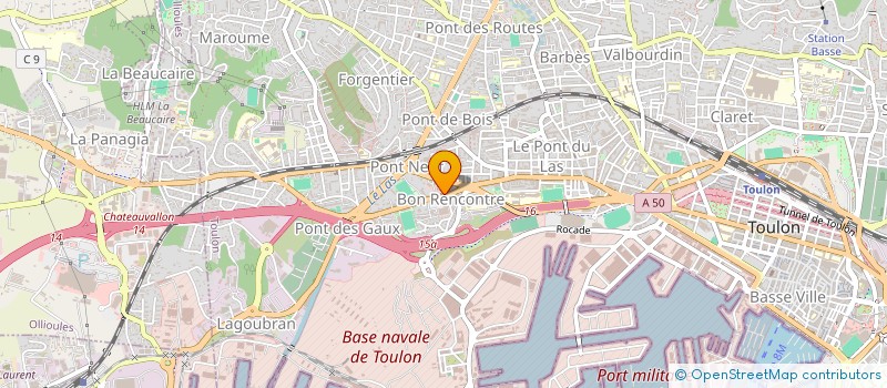 localisation de l'entreprise MADAME SHAIMA BEN HALIMA  TOULON