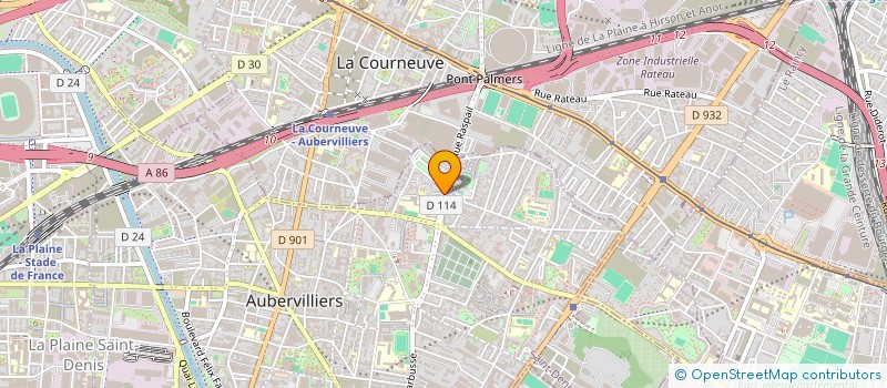 localisation de l'entreprise MADAME SHAIMA GHOMARI  AUBERVILLIERS