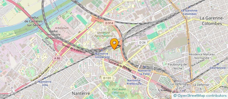 localisation de l'entreprise MADAME SHAIMA REZZAG MAHCENE  NANTERRE