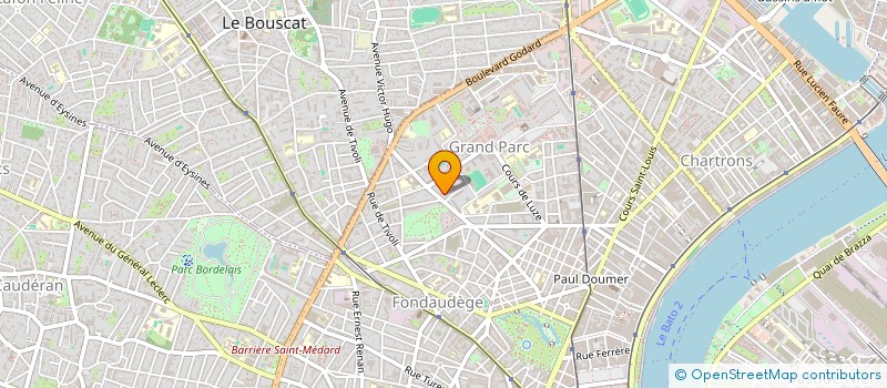 localisation de l'entreprise MADAME SHAIMAE SOUSSI AMEZOUJ  BORDEAUX