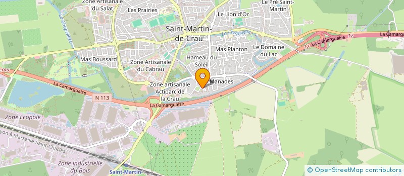 localisation de l'entreprise MADAME SHAIMMA BELGACEM  SAINT-MARTIN-DE-CRAU