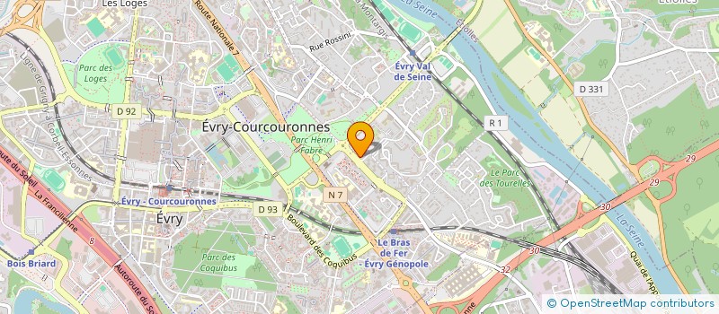 localisation de l'entreprise MADAME SHAINA ALI  EVRY-COURCOURONNES