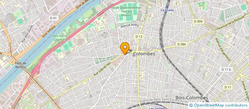 localisation de l'entreprise MADAME SHAINA BELDJOUDI  COLOMBES